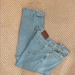 New men’s Brooks Brothers blue denim straight 38 waist